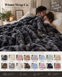 Luxury Double-Layer Plush Faux Fur Blanket