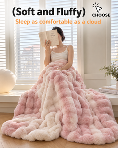 Luxury Double-Layer Plush Faux Fur Blanket