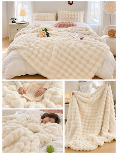 Luxury Double-Layer Plush Faux Fur Blanket