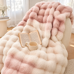 Luxury Double-Layer Plush Faux Fur Blanket