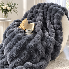 Luxury Double-Layer Plush Faux Fur Blanket