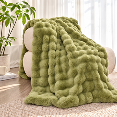 Luxury Double-Layer Plush Faux Fur Blanket