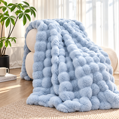 Luxury Double-Layer Plush Faux Fur Blanket